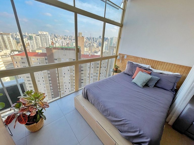 Studio design com vista no Copan -