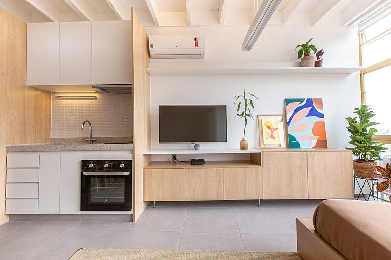Studio design com vista no Copan -