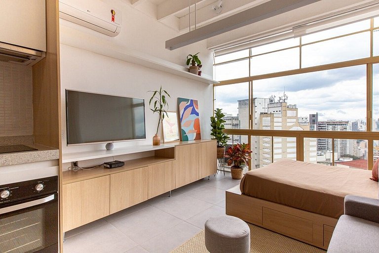 Studio design com vista no Copan -
