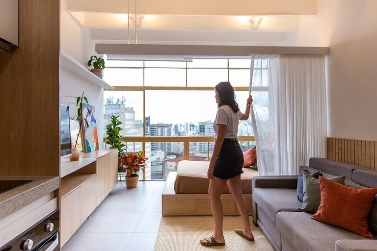 Studio design com vista no Copan -