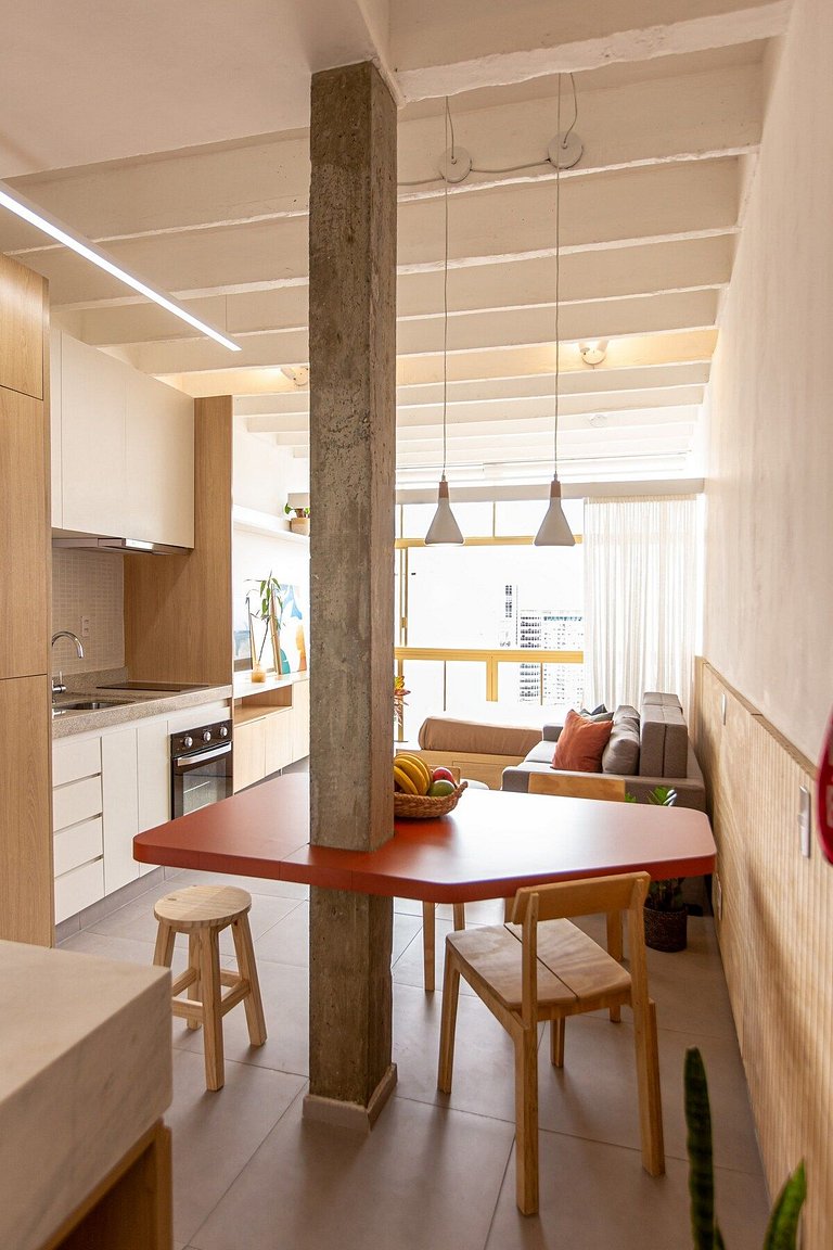 Studio design com vista no Copan -