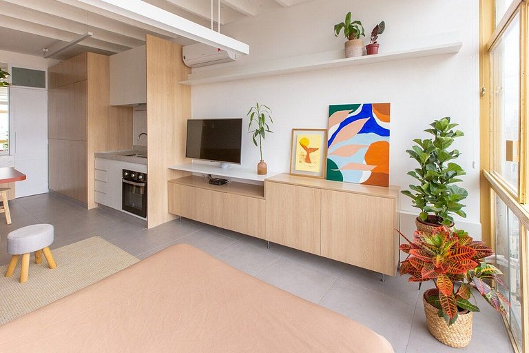 Studio design com vista no Copan -