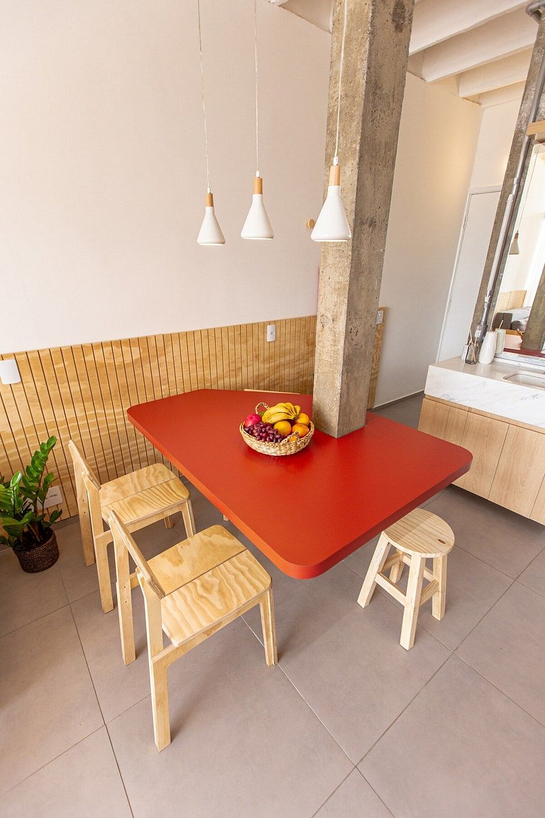 Studio design com vista no Copan -