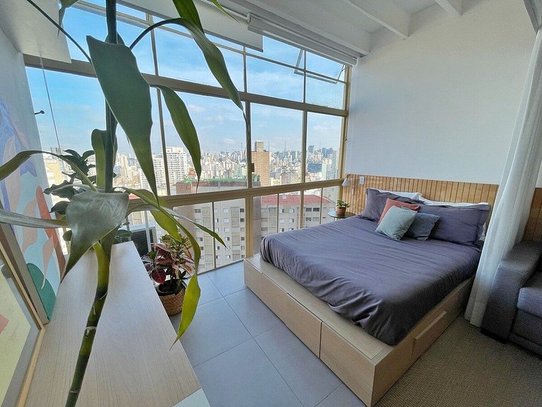 Studio design com vista no Copan -