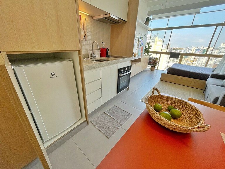 Studio design com vista no Copan -