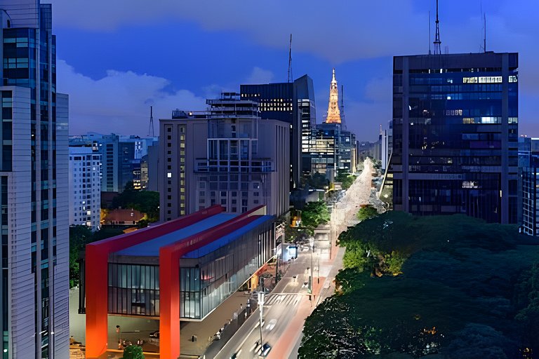 Por do sol no 25º andar do Copan